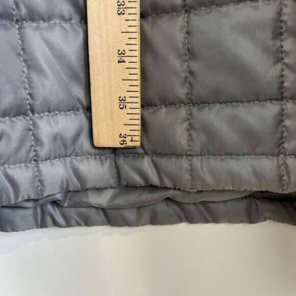 Woman Within Women's Size 26/28 2X Plus Grey Quilted Full Zip Jacket Coat - Picture 13 of 14
